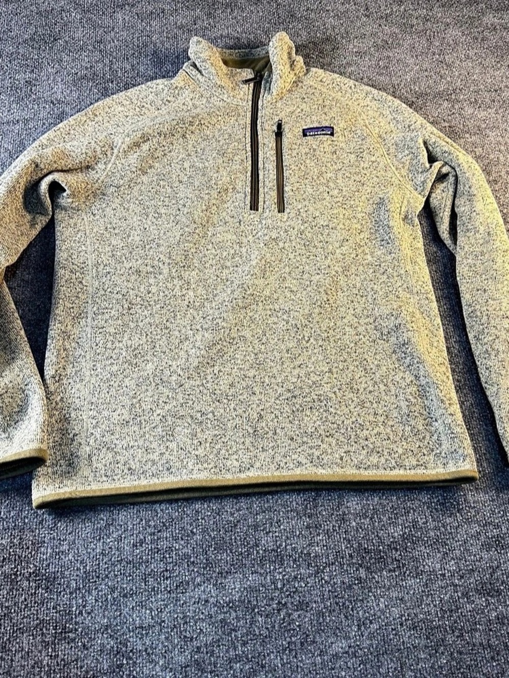 Patagonia Men's Better Sweater 1/4-Zip Fleece 1/4-Zip Gray Medium